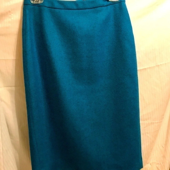 Moon Quality British Cloth Pure Collection wool pencil skirt US Size 2 UK size 8 - Picture 1 of 9